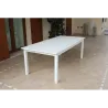 Olbia meghosszabbítható alumínium asztal a kertben