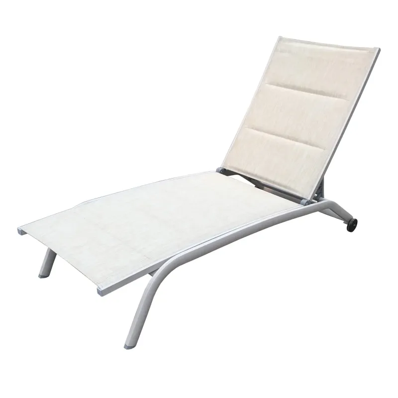 Marsala Stackable Sunbed Various Colors Gray
