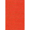 25 Fogli di Carta da Regalo Monopatinata Pois rosso