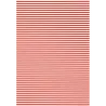 25 folhas de papel de embrulho listrado, ideal para embalagens elegantes