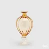 Vase amphore avec pied de couleur Ambre h. 38 cm