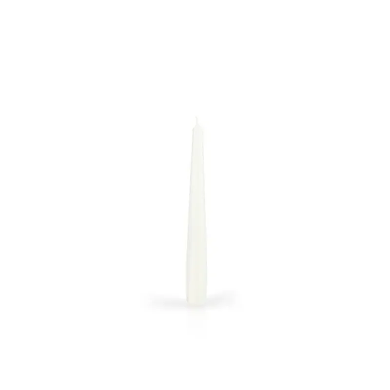 6 Candele Coniche Laccate h 21 Vari Colori