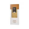 12 Candele Metalliche cm 25 oro