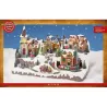 Christmas Village Snow with Led cm 57x34 box
