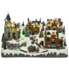 Christmas Village Snow with Led cm 57x34