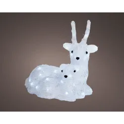Outdoor Deer with Cold White Led