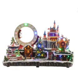 XMAS LED Village 25x50x33cm 43 LED Χειμερινό Καρναβάλι