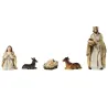 8 Statue per Natività Oro famiglia