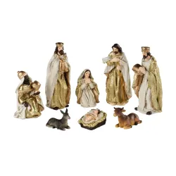 8 Statue per Natività Oro