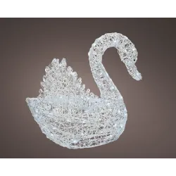 cigno con led da esterno