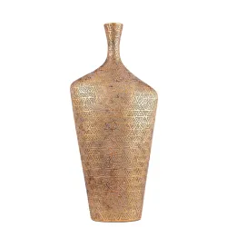 Jarrón de resina con cuello cónico