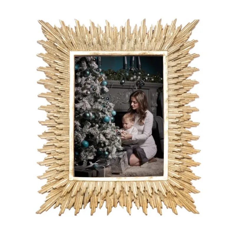 Gold photo frame
