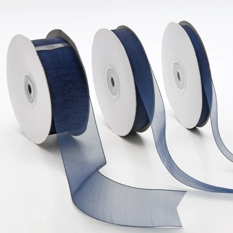 Nastro Tessuto Organza Bordato