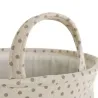 Polka Dot Mand Diverse Kleuren Crème