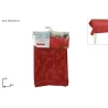 Rood tafelkleed met jacquardeffect cm 150x240