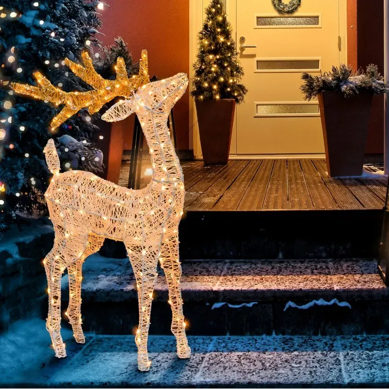 3D reindeer with 7000 MicroLed cm 110