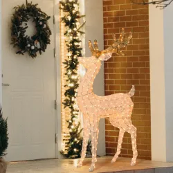 3D reindeer with 380 LEDs cm 160 | ChartaRè