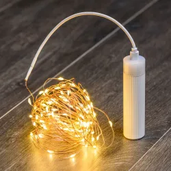 100 MicroLED Battery Operated Lights and 21 Toys approx