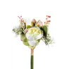 Bouquet Peonies and Inflorescences cm 36 Various Cream Colors