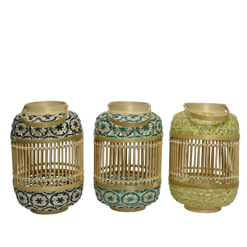 Lanterne en bambou avec décorations assorties | ChartaRè
