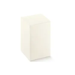 Caixas dobráveis brancas em relevo para favores de casamento, pacote de 10 pcs em cartolina elegante e fácil de montar