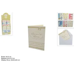 Cartão de Batismo com Envelope