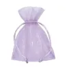 10 Sacchetti bomboniere in Organza con Nastrino
