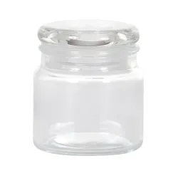 Jar with Glass Cap h 8 cm