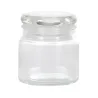 Jar with Glass Cap h 8 cm