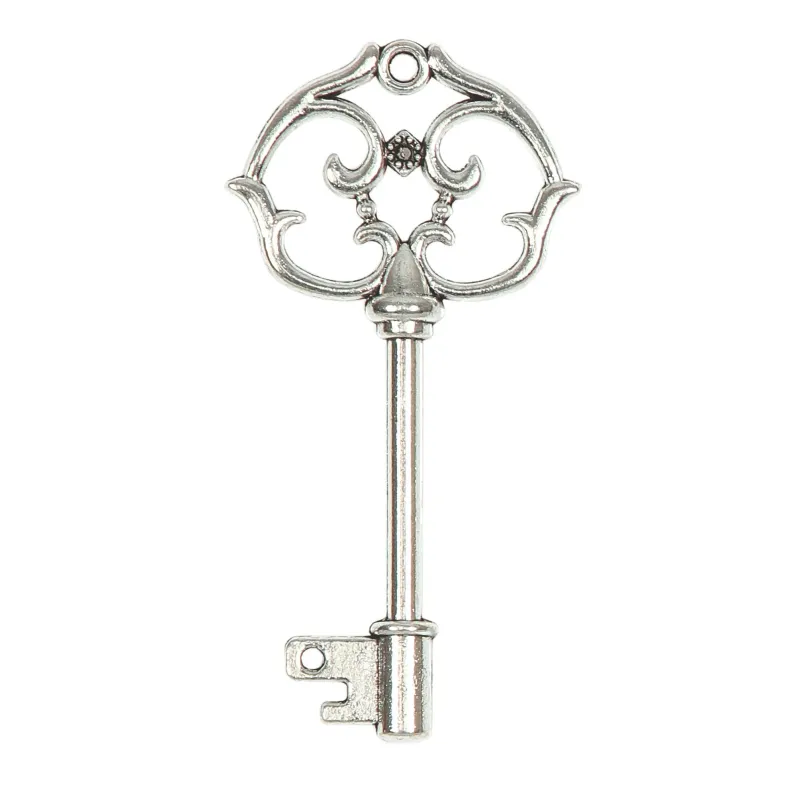 12 Clés en Argent h 6 cm