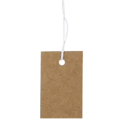 48 Natural Cardboard Tags cm 2,5 x 4