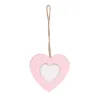 Cuore Portafoto in Legno 3 Colori Disponibili cm 8