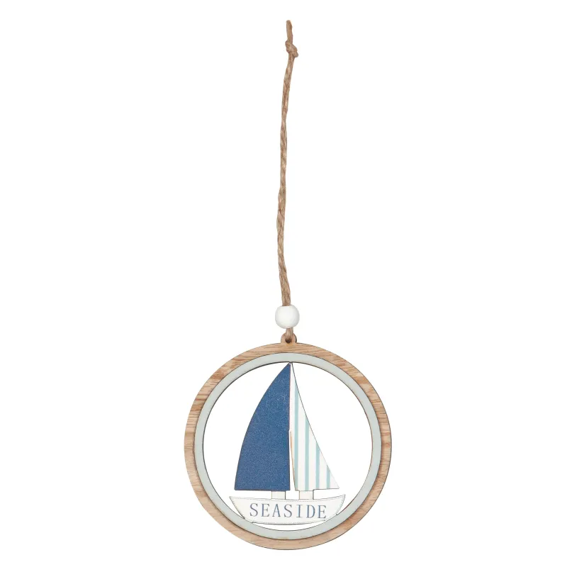 Boat Pendant Decoration 6 pcs dm 8
