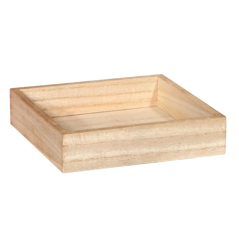 Wooden Box cm 17x17x3,5