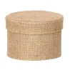 Cilindrische Jute Doos dm 9 x 6,5 h
