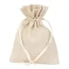 10 Katoenen Zakjes cm 9 x 12 in 5 kleuren naturel