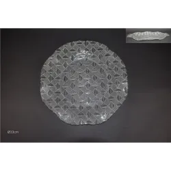 Decorated Glass Plate cm 33 | ChartaRè