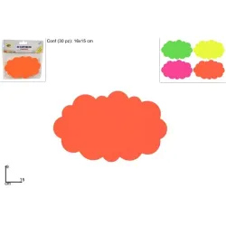 30 Ár Címkék Vegyes színek cm 15x9