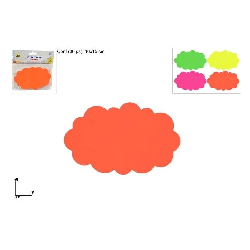 30 Price Tags Assorted Colors cm15x9