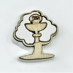 Nattvardsträdsdekoration i trä och gips 12 st | ChartaRè