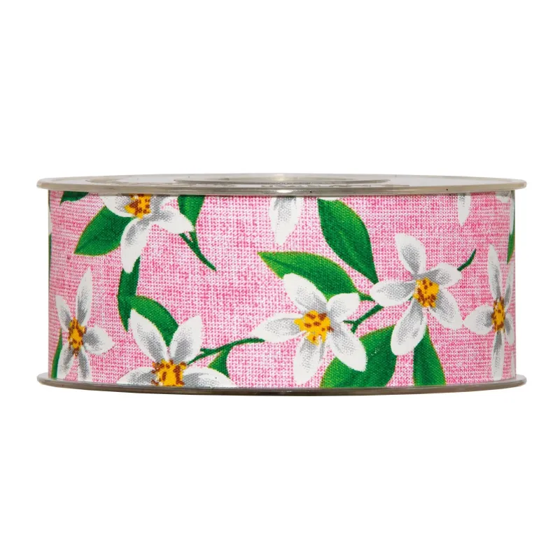 Nastro Flower Spring Vari Colori rosa