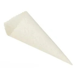 10 Simple Cotton Cones cm 6 x 18 ivory
