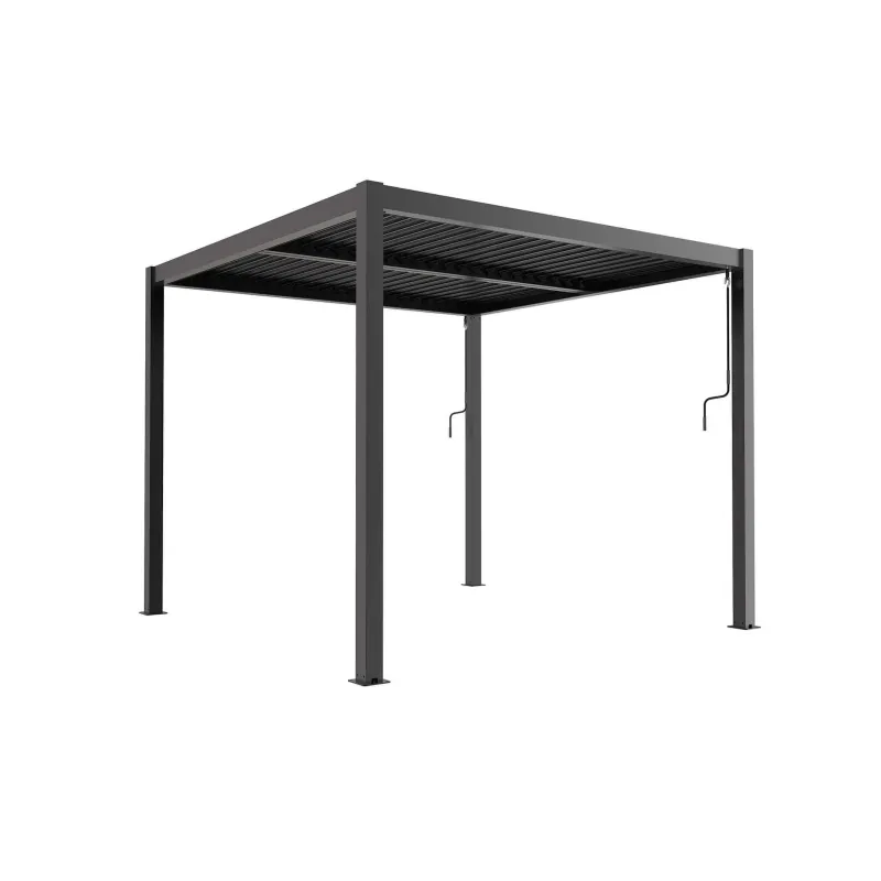 Bioklimatologische Pergola Zonnebloem Mt 4 x 4 DONKERGROEN