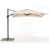 Parasol ogrodowy mt.3x4 z aluminium i poliestru beżowy i gołębi szary