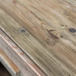 Doltan dressoir 3 lades en 4 planken in grenenhout