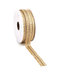 Lucio Gold Webbing mm 15x10 mt