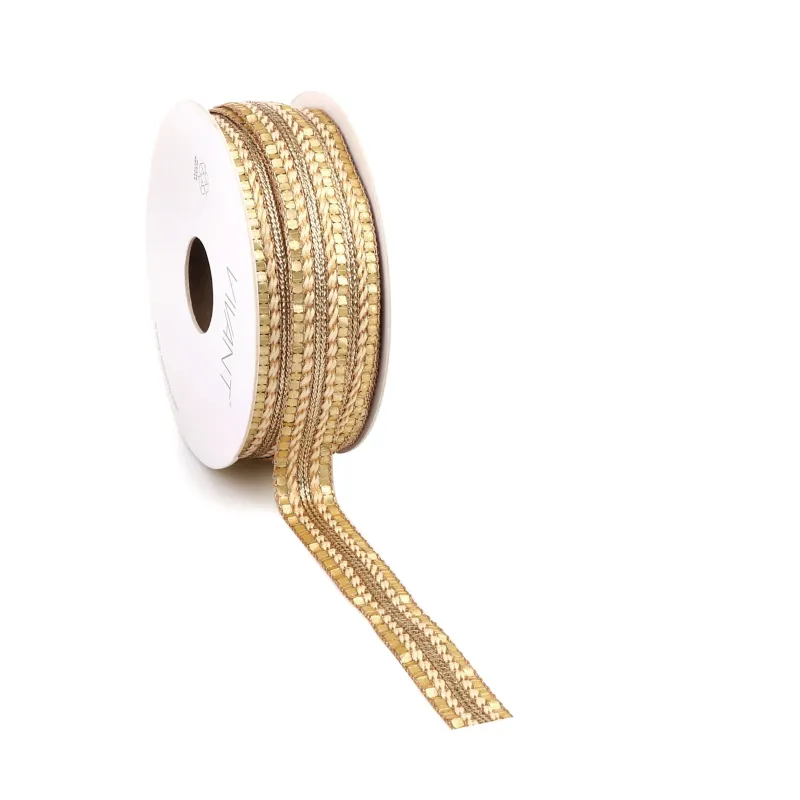 Lucio Gold Gurtband mm 15x10 mt