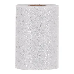 Glänsande tyllband i 4 färger och olika storlekar