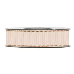 Gold Line Gros Grain Ribbon i olika färger och storlekar