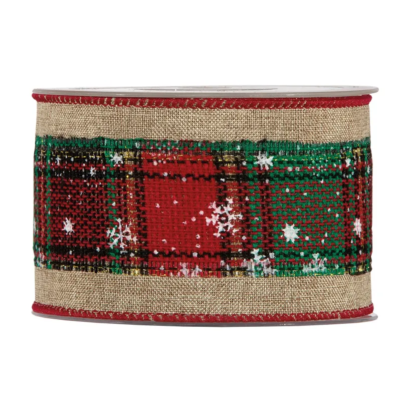 Fita dupla em 2 cores mm 63x10 mt vermelho verde